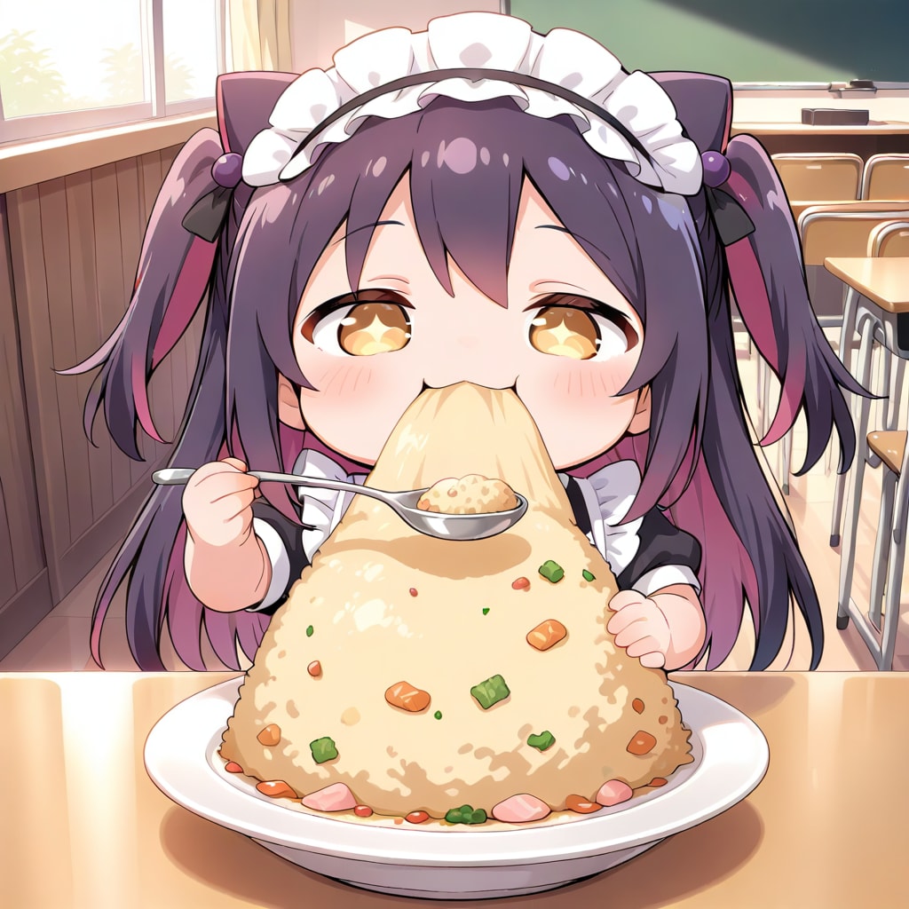 HARPYのチャーハンを食べる