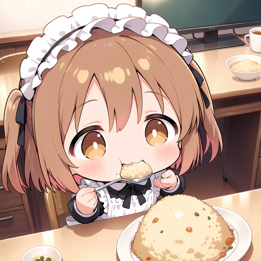 HARPYのチャーハンを食べる