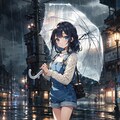 雨の日の帰り道 3枚目