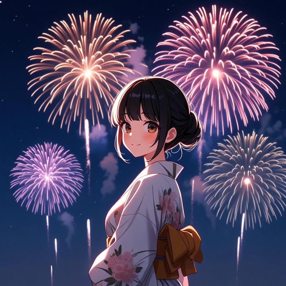 花火 | の人気AIイラスト・グラビア