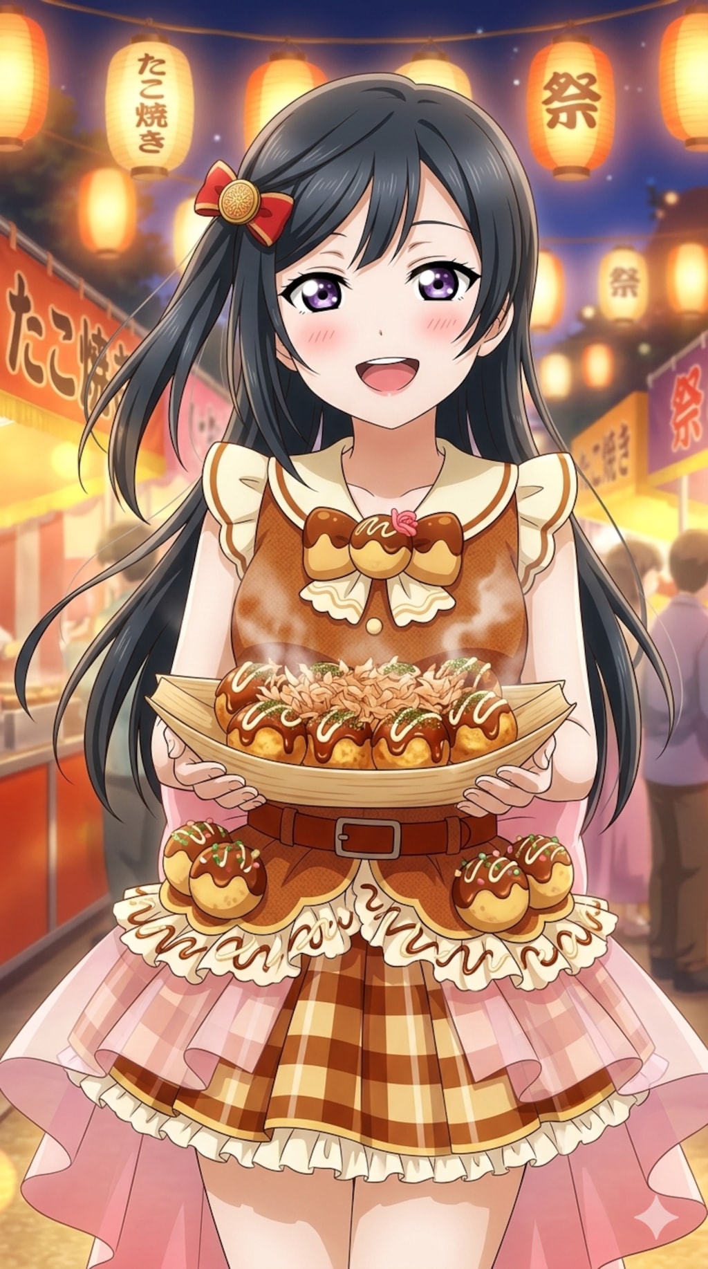 たこ焼き屋台の看板娘(妄想)【3/3】