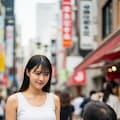 美人アスリートの普段着姿。背が高く美人で健康的な女性ならシンプルな格好でも美しい 6枚目