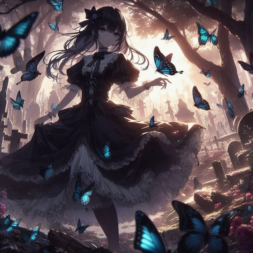 妖の森の蝶々貴婦人ちゃん♪（森の美人ボスモンスター！でもお話し相手を探してるだけの無害！）