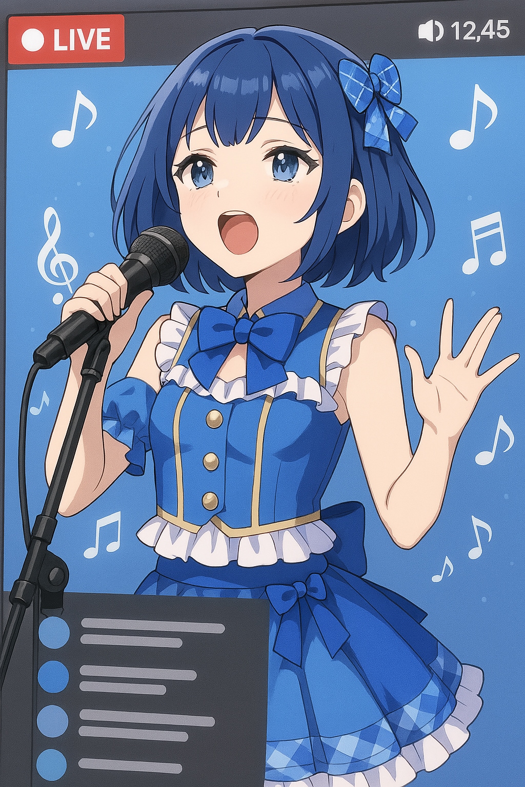 青系アイドルの歌枠配信