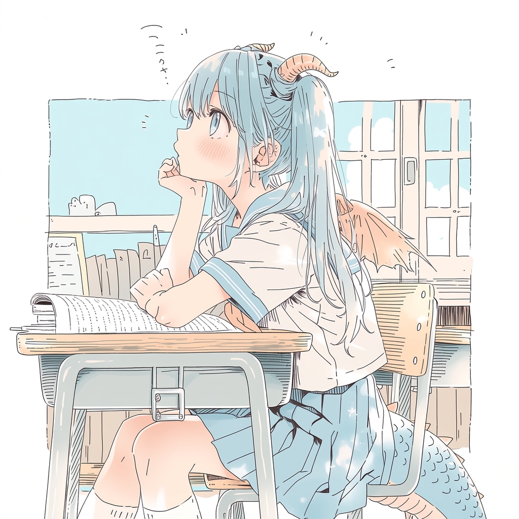 同級生はドラゴンガール | の人気AIイラスト・グラビア
