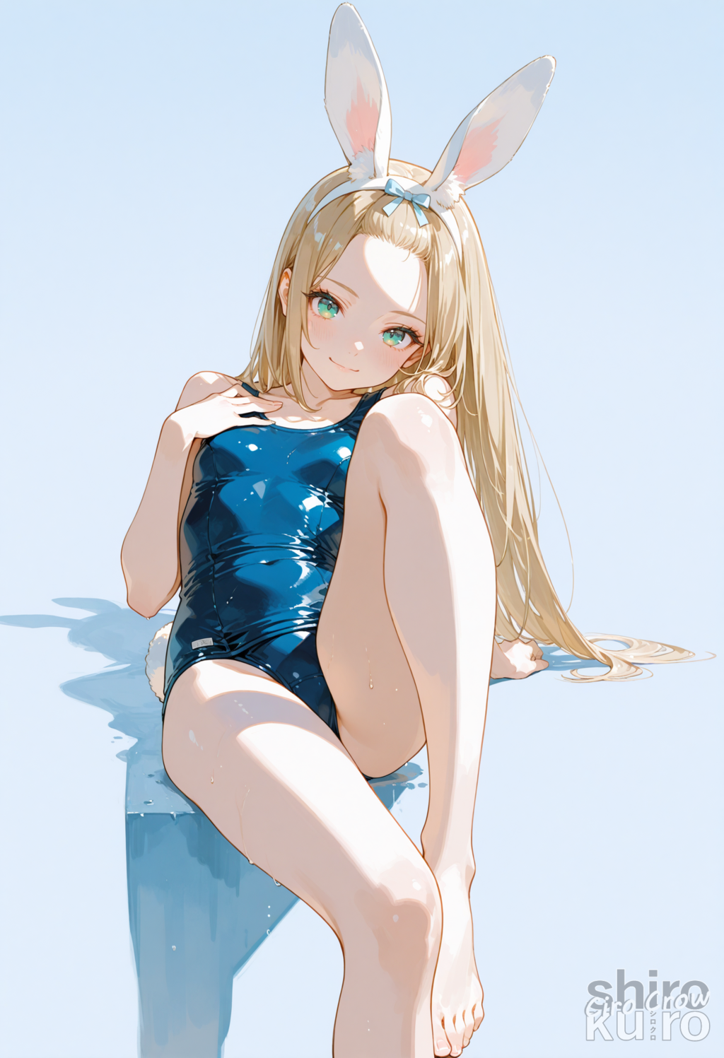 スク水×うさ耳