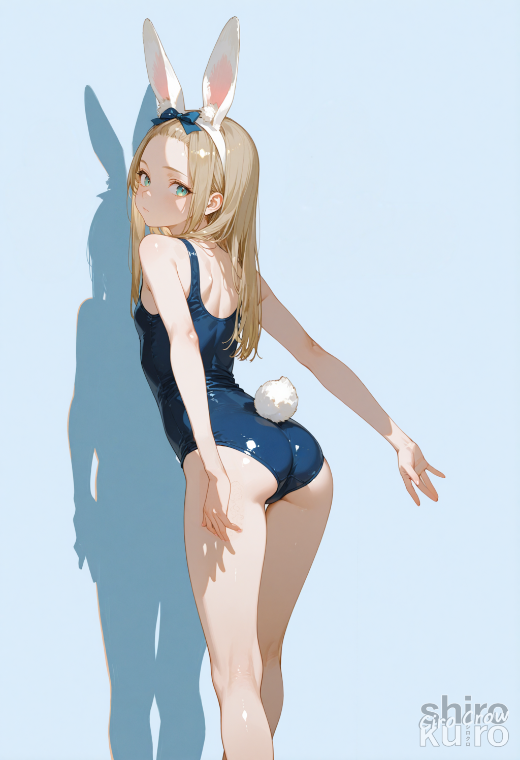 スク水×うさ耳