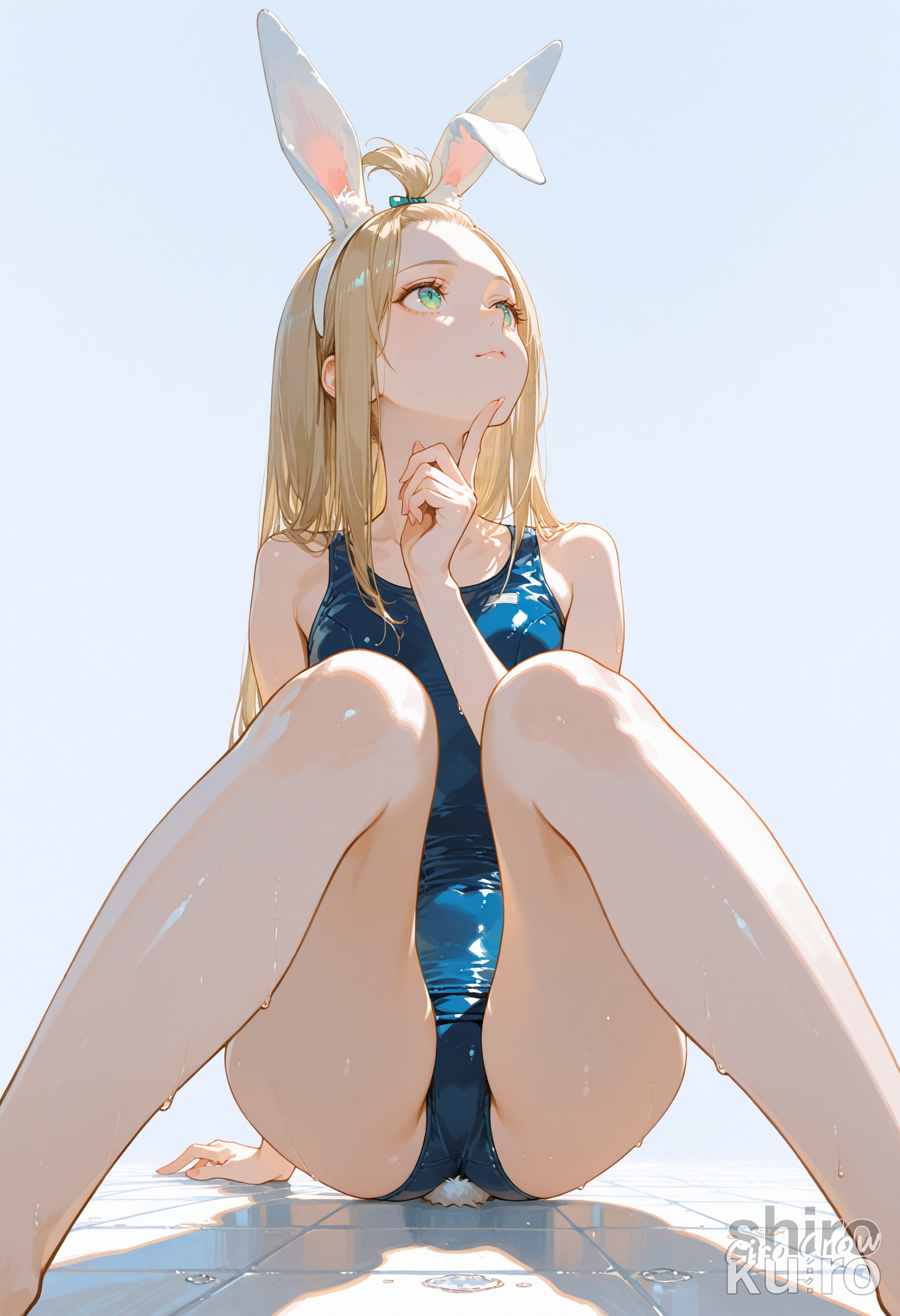 スク水×うさ耳