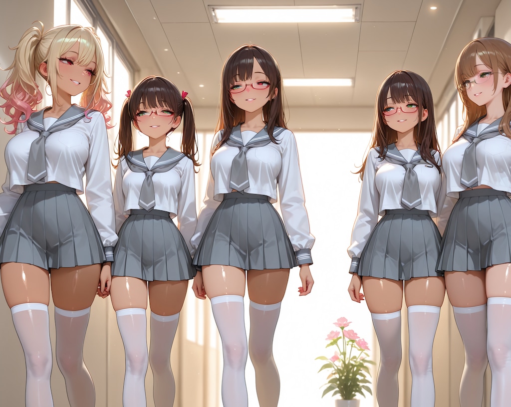 制服JKたち…おや？