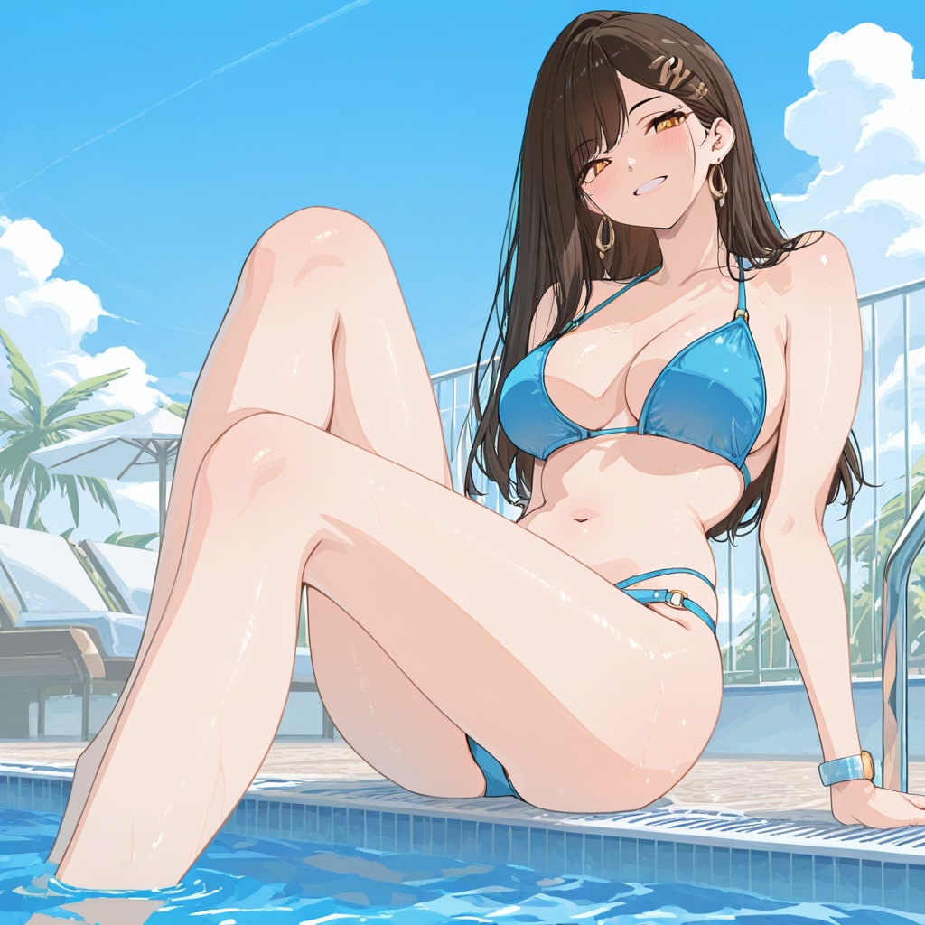 プールサイド