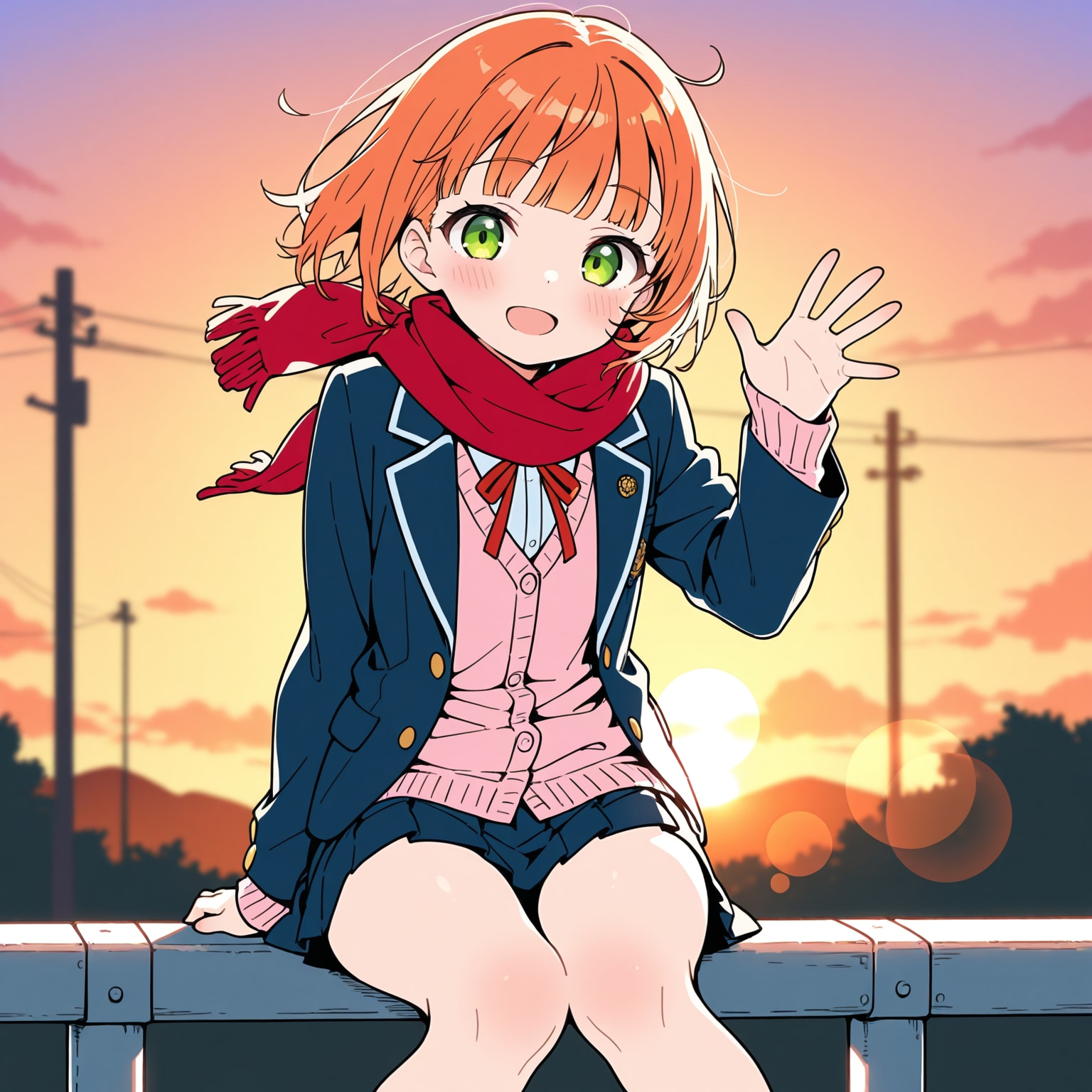 【ブレザー】女子高生ゔぁいんずちゃん | の人気AIイラスト・グラビア