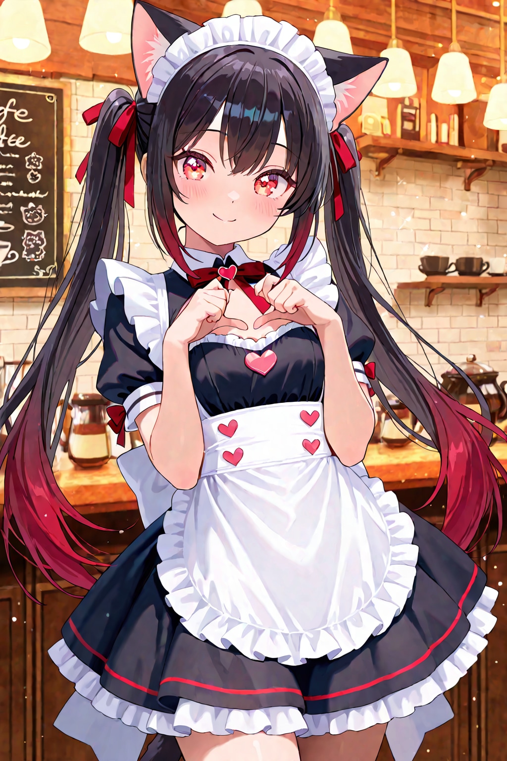 LILYさんで猫耳メイドちゃん。