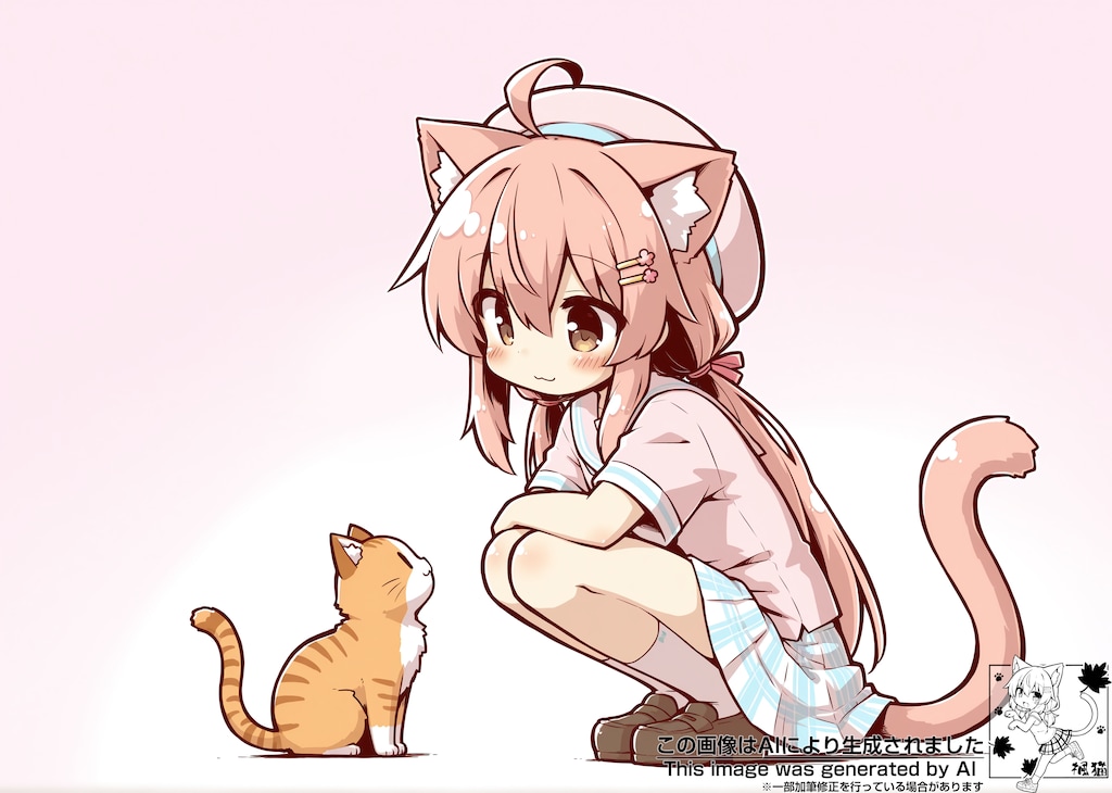 君はどこから来たのかにゃ？