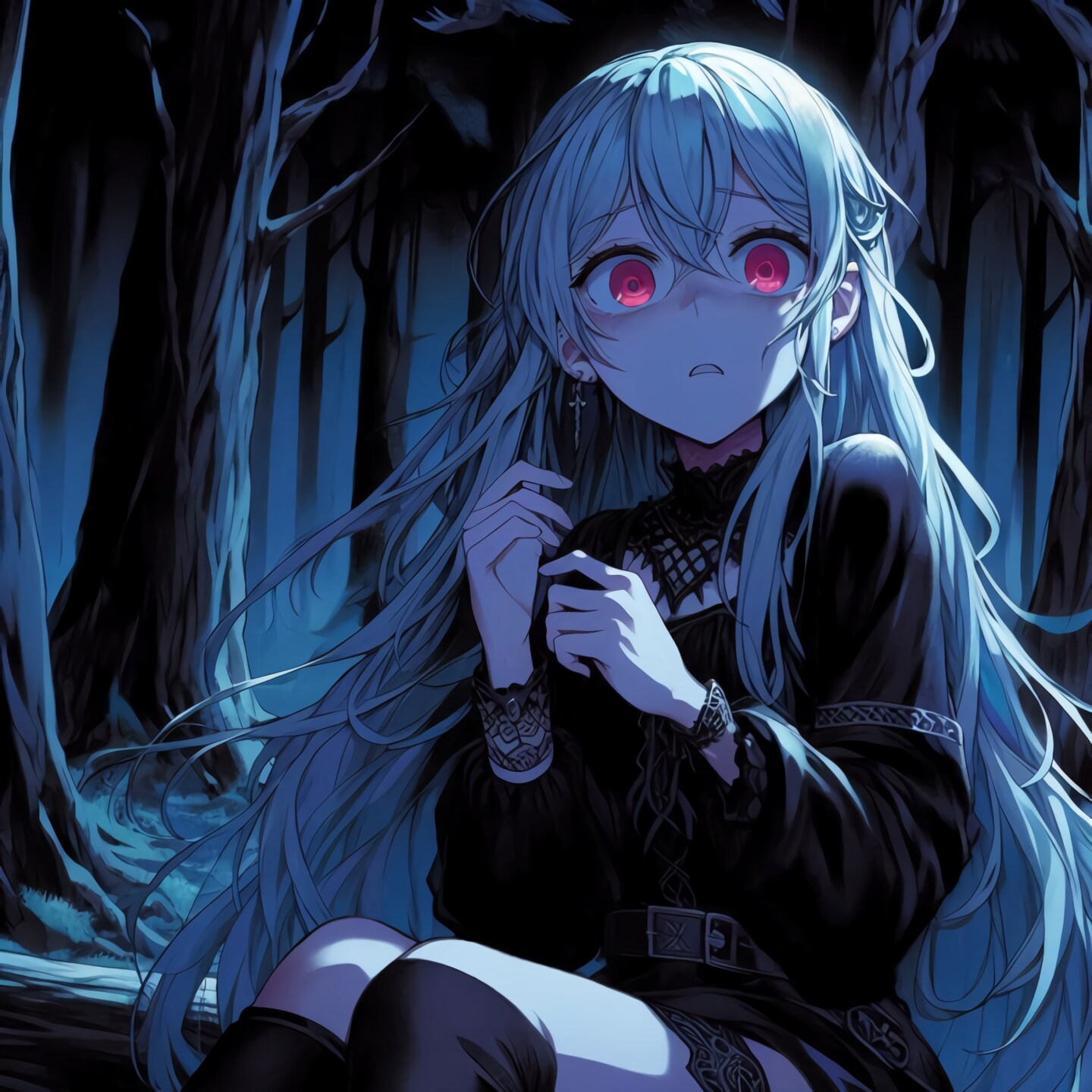 【6号】死霊術師3 | の人気AIイラスト・グラビア