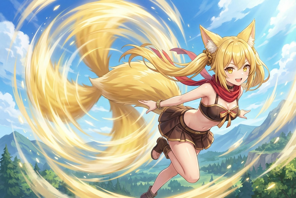 ヘリテイル中のミラさん