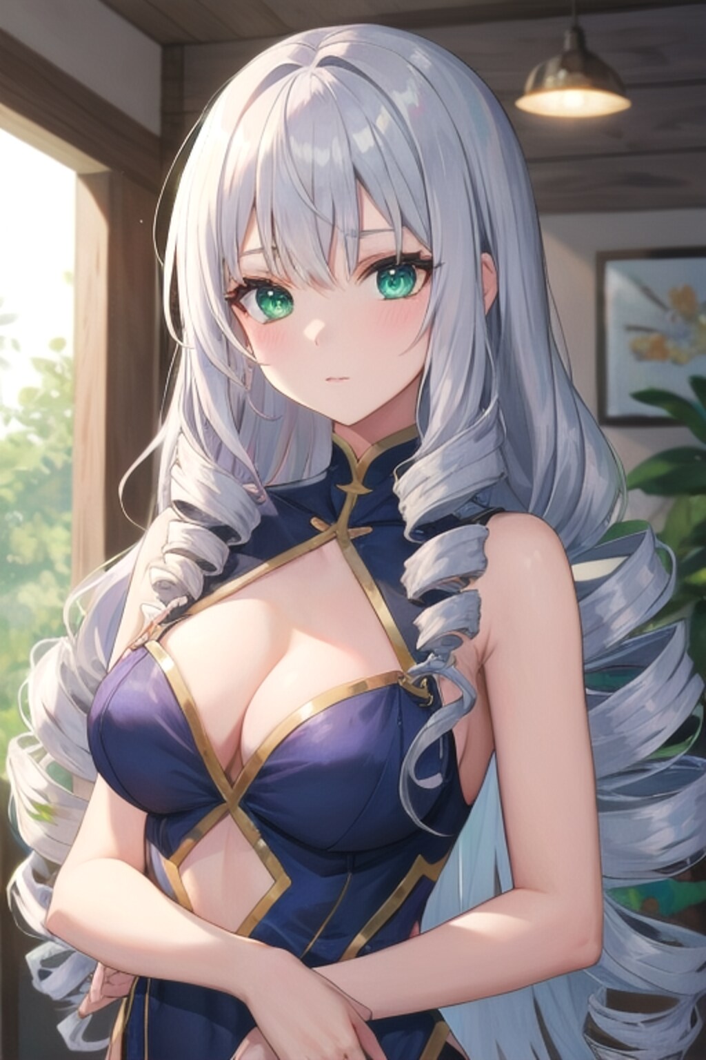 ドリルヘアにしてみた(ステラちゃん)