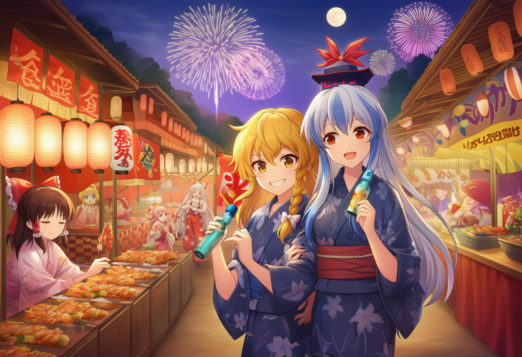 Ｖ4,5フル　東方　夏祭り
