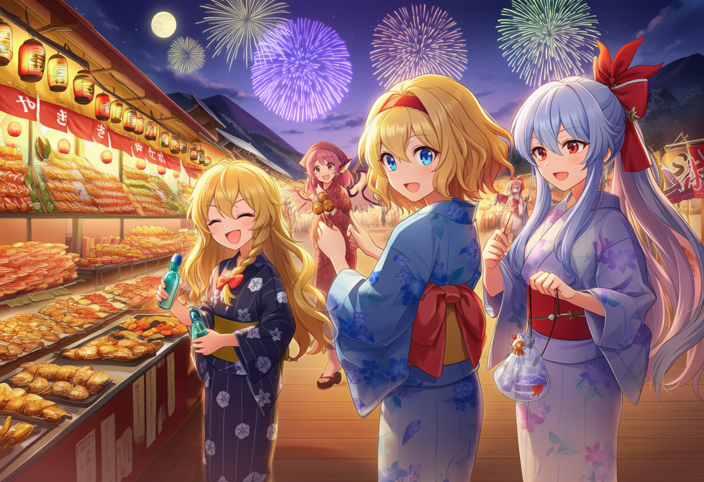 Ｖ4,5フル　東方　夏祭り