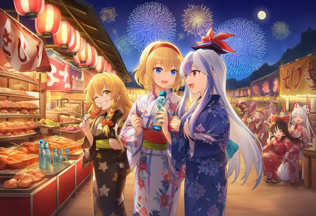 Ｖ4,5フル　東方　夏祭り