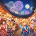 Ｖ4,5フル　東方　夏祭り 12枚目