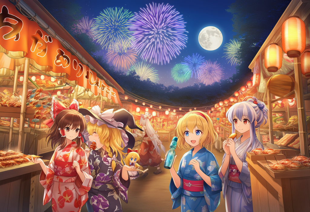 Ｖ4,5フル　東方　夏祭り