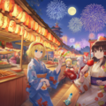 Ｖ4,5フル　東方　夏祭り 3枚目