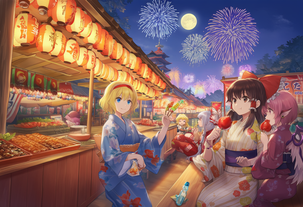 Ｖ4,5フル　東方　夏祭り