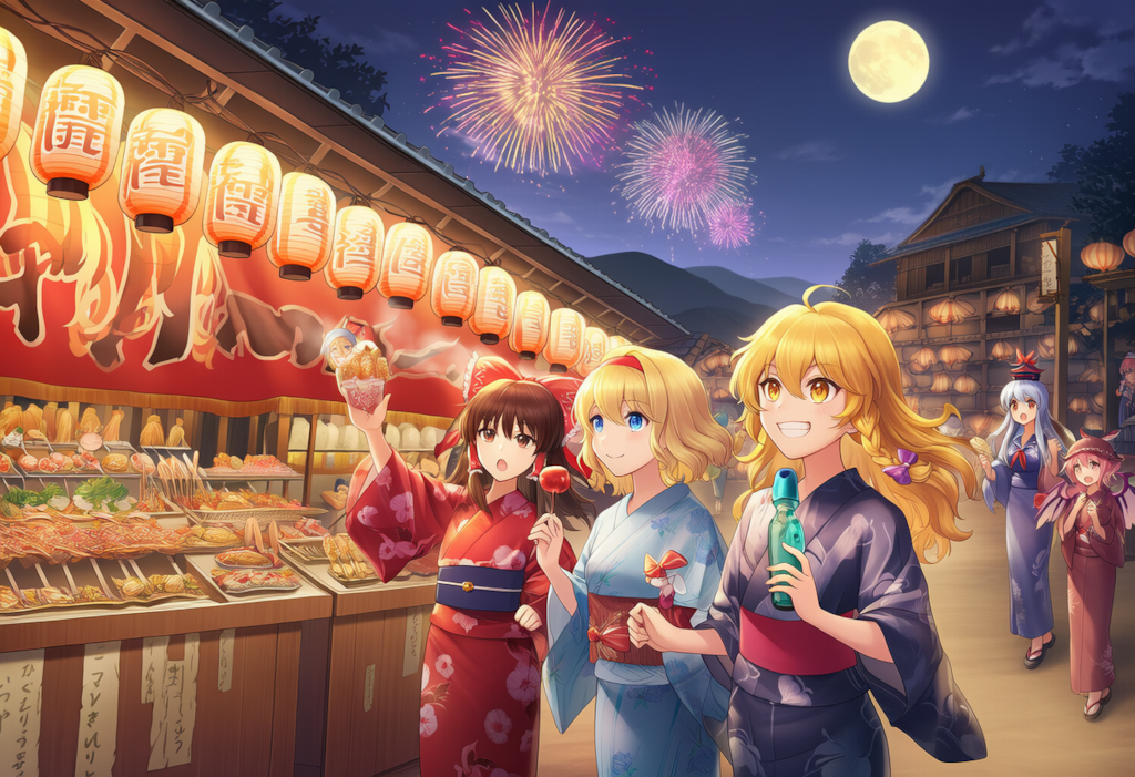 Ｖ4,5フル　東方　夏祭り