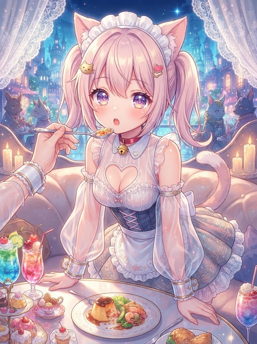 あーん返し | の人気AIイラスト・グラビア