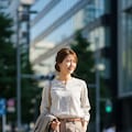 ワイドパンツ女子004《オフィスカジュアル》 7枚目