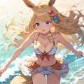 砂浜追い切り 3枚目