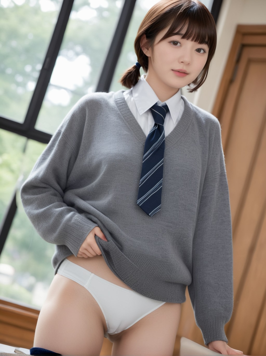 白のパンティだよー