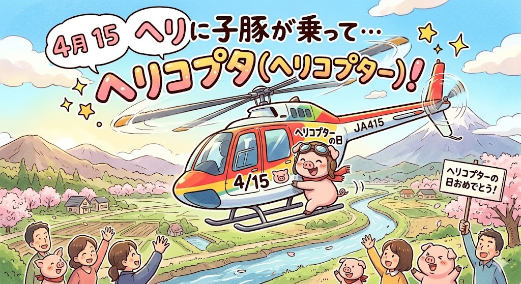 ヘリコプターの日（4月15日 記念日） | の人気AIイラスト・グラビア