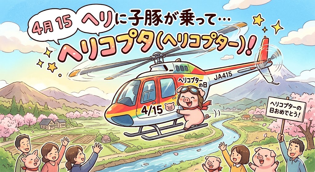 ヘリコプターの日（4月15日 記念日）