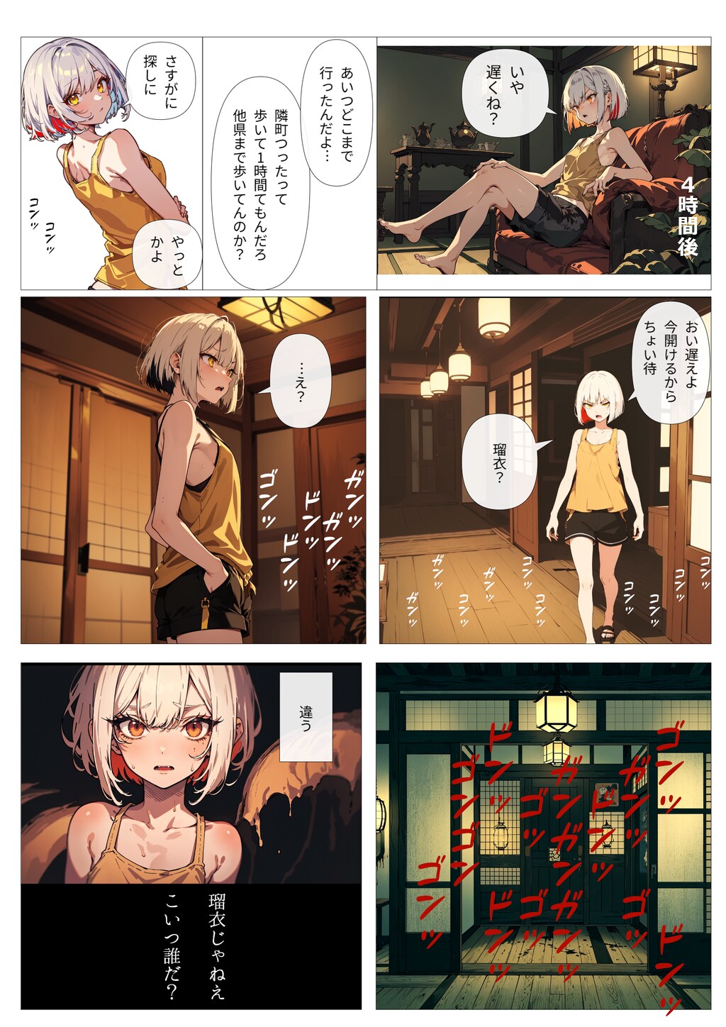 留守番の日(ホラー注意)