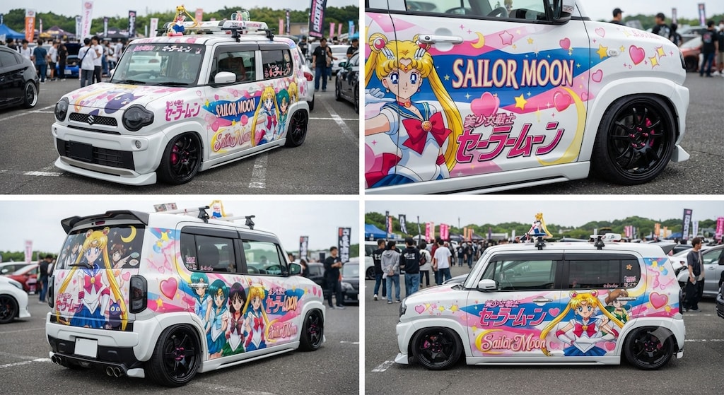 セーラームーン痛車ハスラー