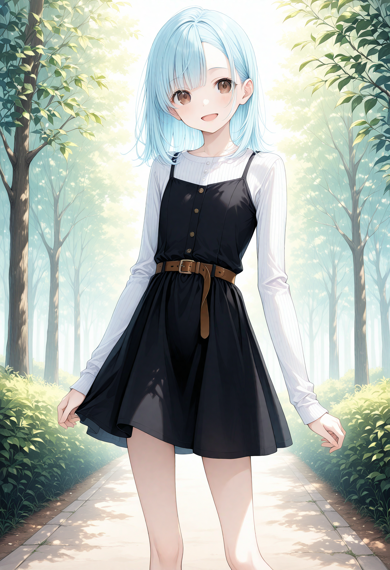 あお おさんぽ | の人気AIイラスト・グラビア