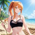 アキナ奮闘中〜無人島サバイバル編 2枚目