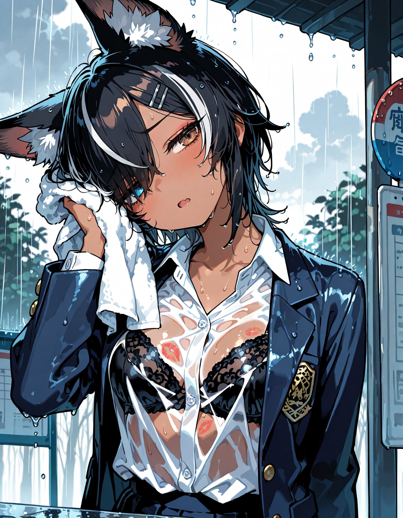突然の大雨
