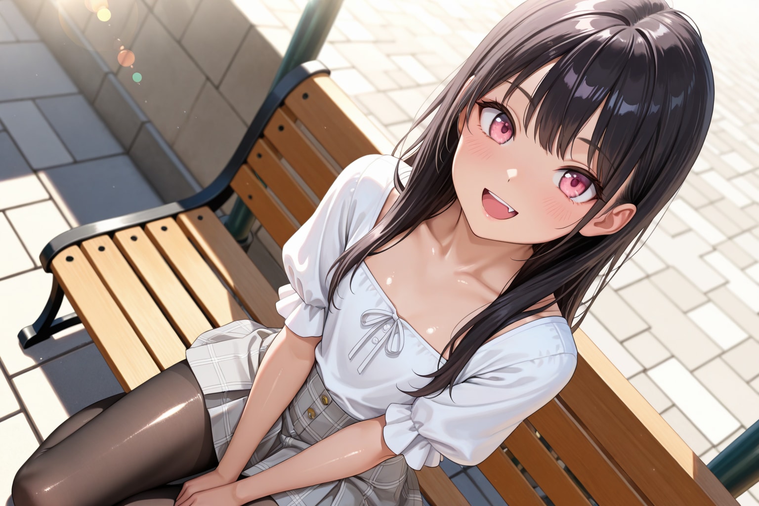【本日の板野ちゃん】「ちょっと休憩しよ♪」 | の人気AIイラスト・グラビア