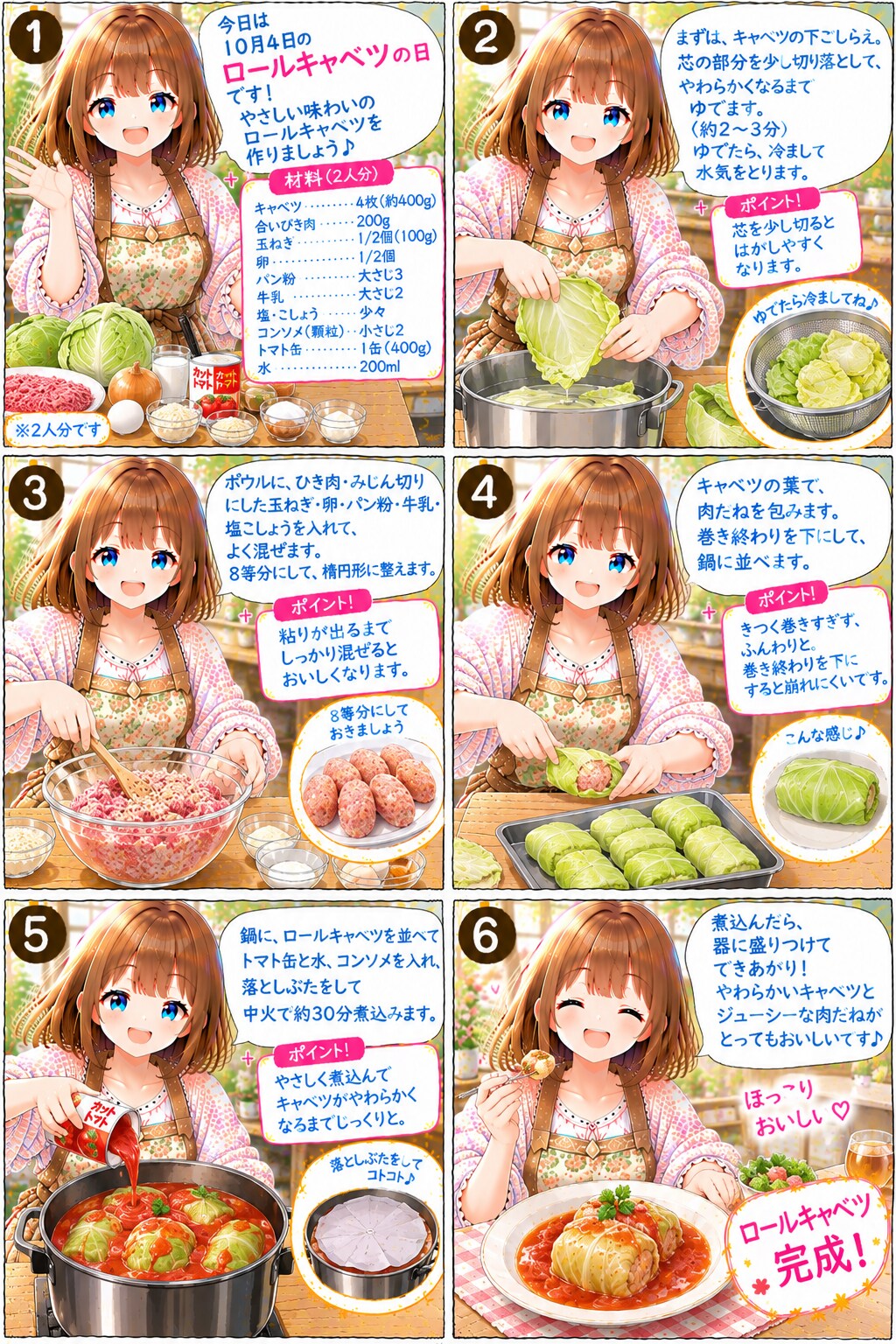 ロールキャベツ | の人気AIイラスト・グラビア