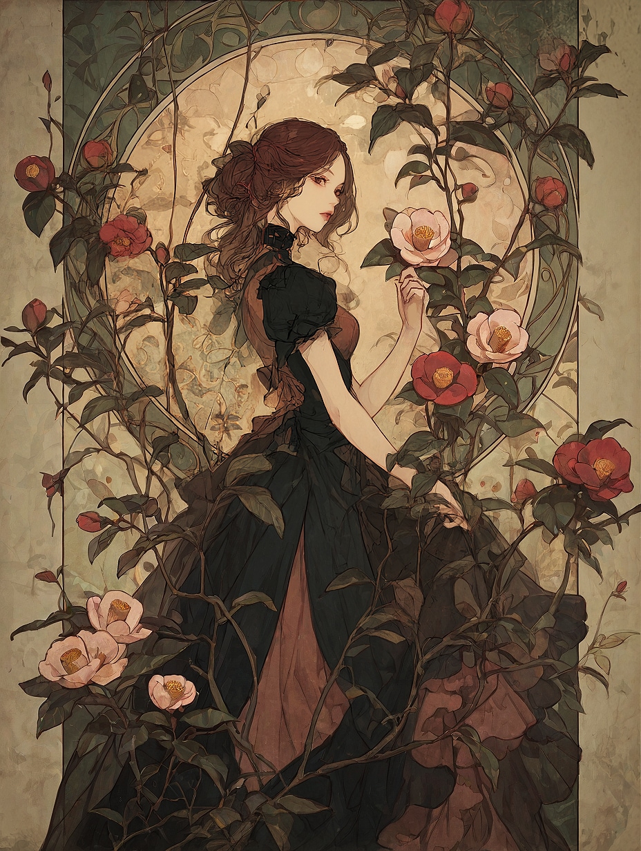 椿 | の人気AIイラスト・グラビア