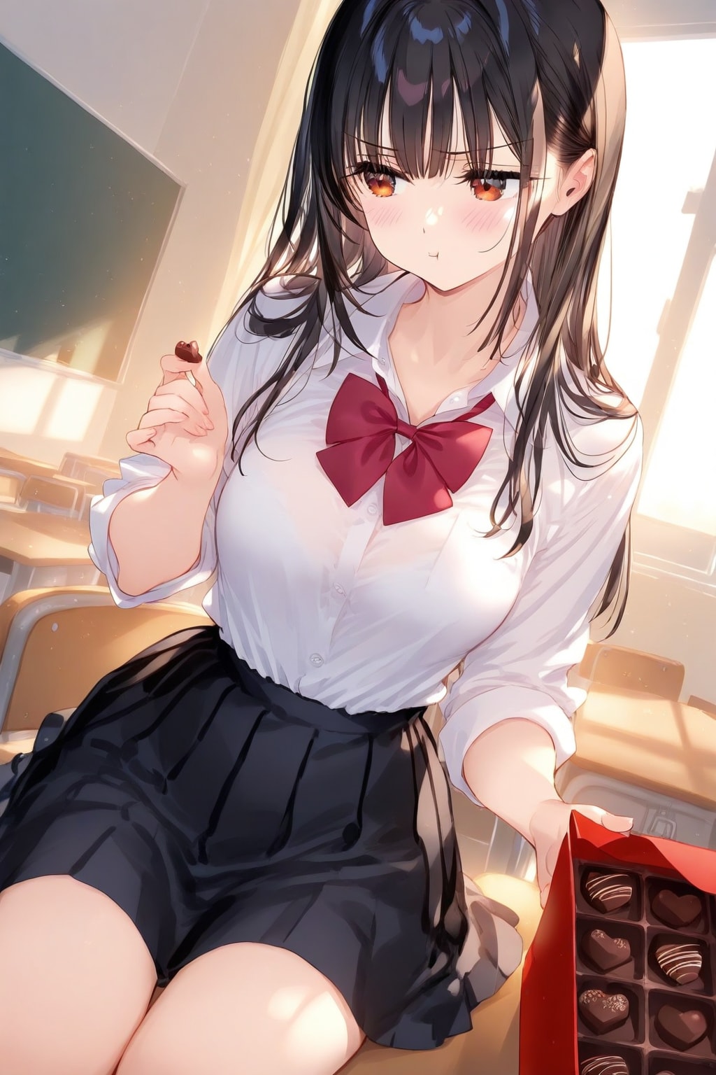 ぎ、義理に決まってるでしょ！（一割くらいは）