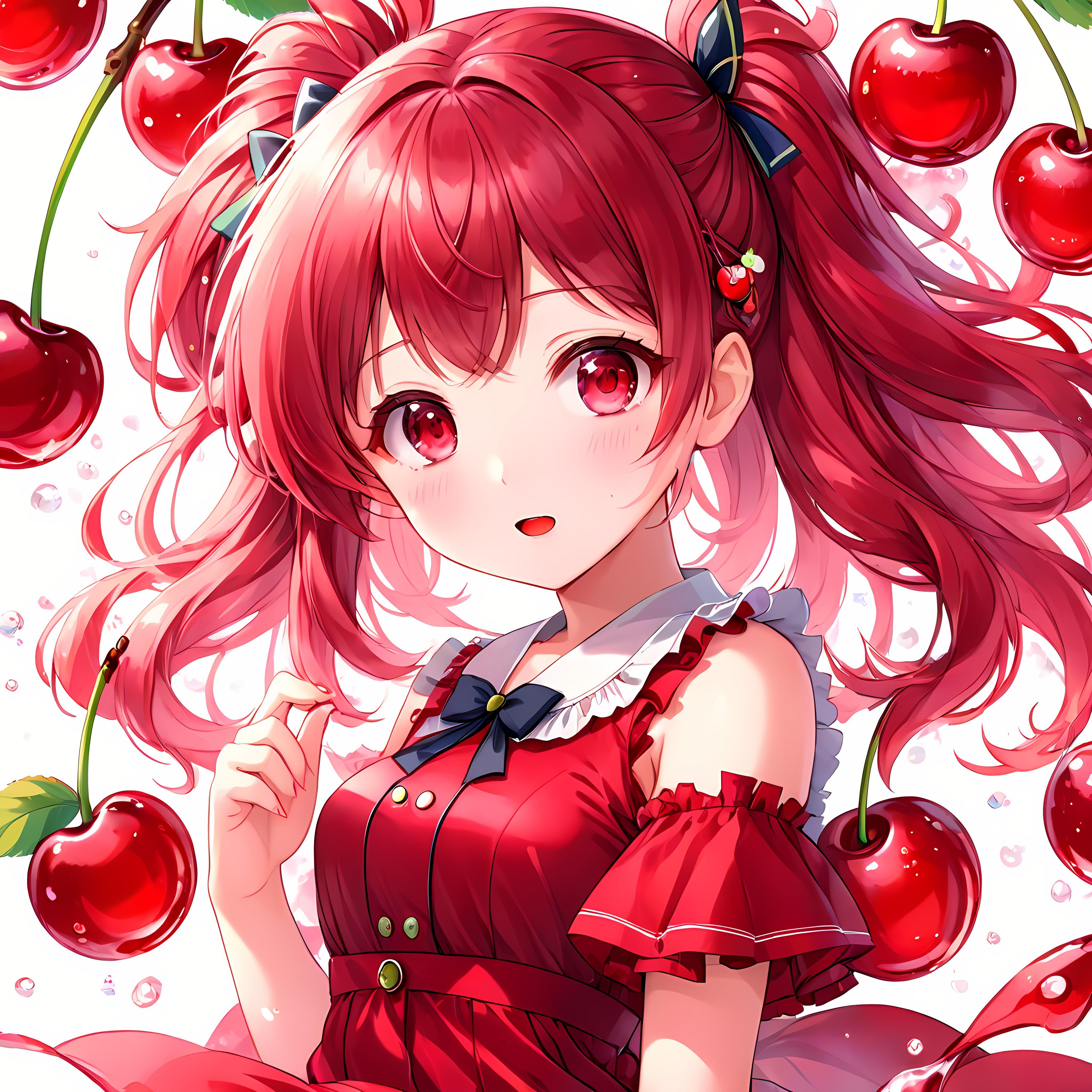 チェリーレッド。