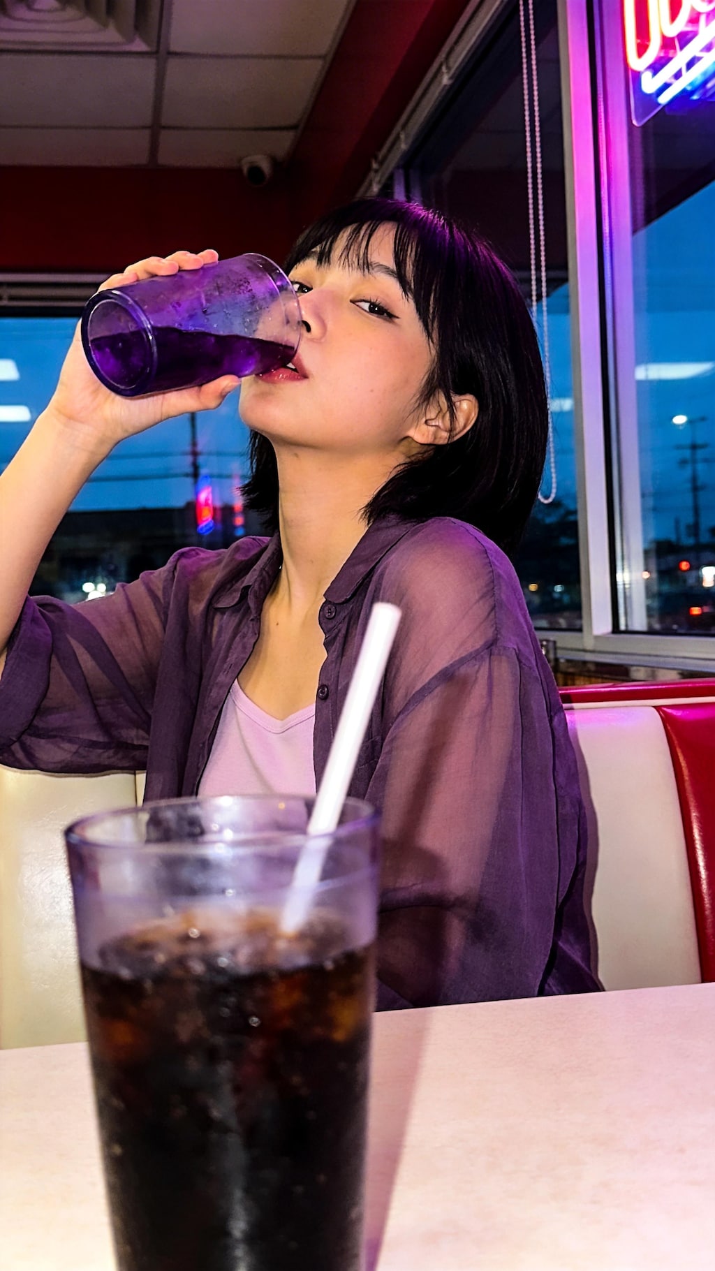 Eyes Waiting Beyond the Glass