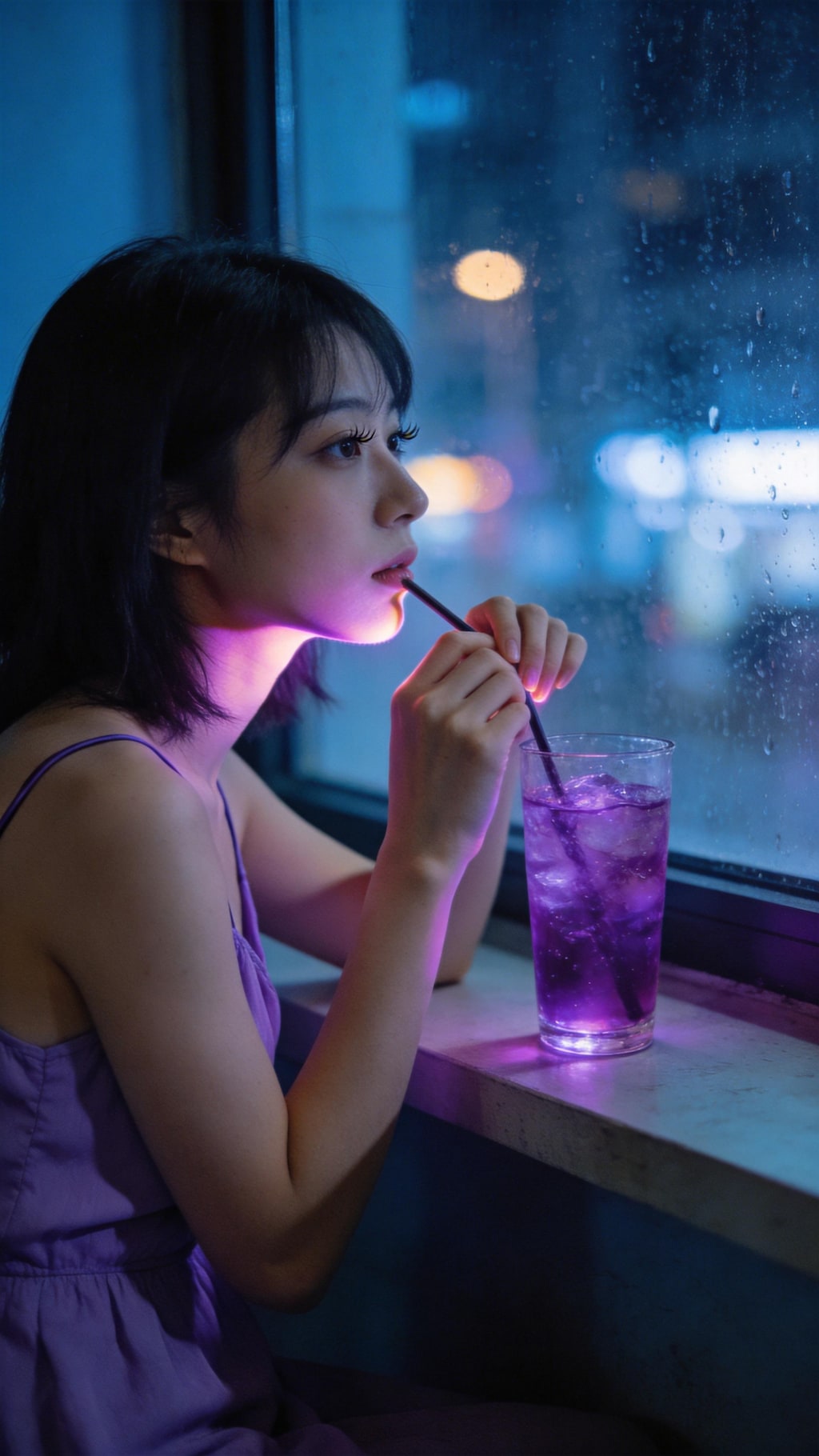 Eyes Waiting Beyond the Glass