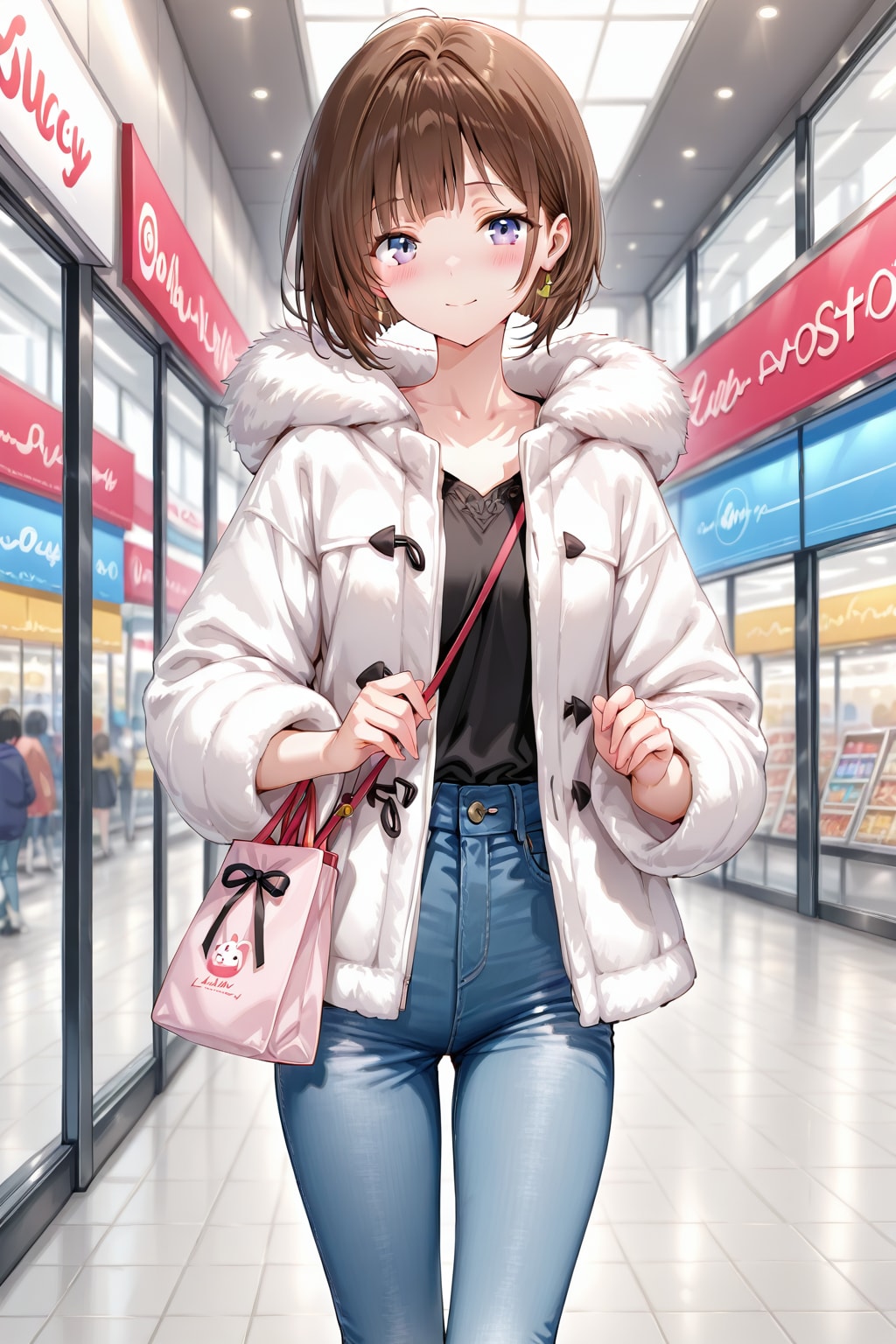 ショッピングモールの初売り