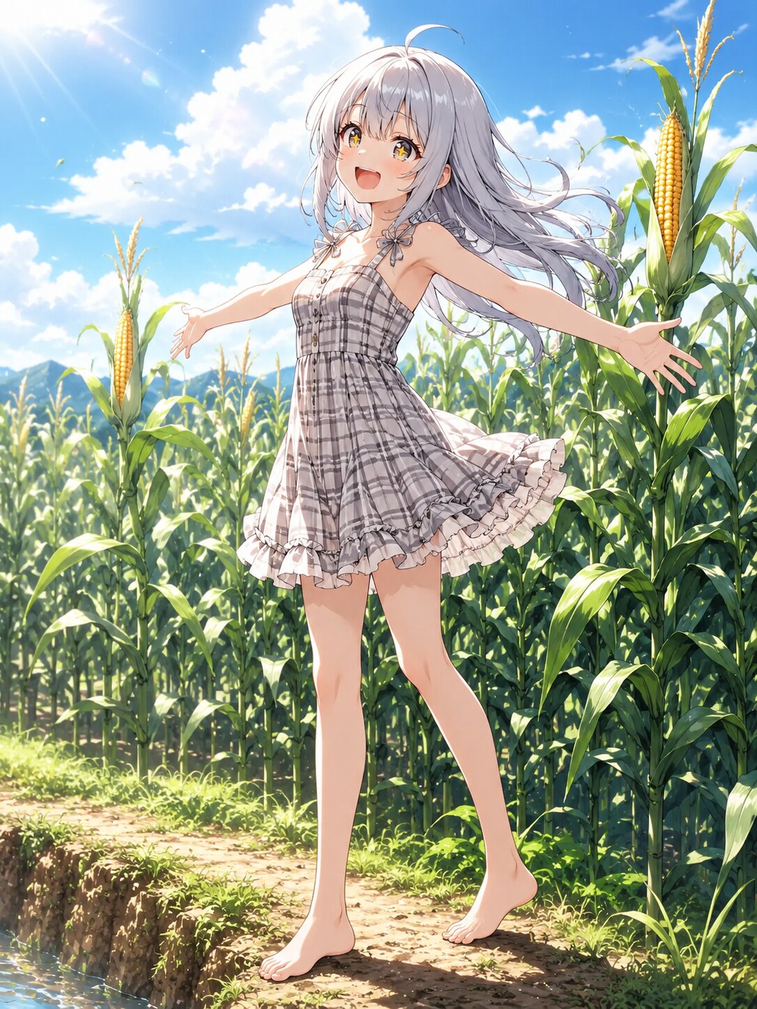 夏畑の解放感