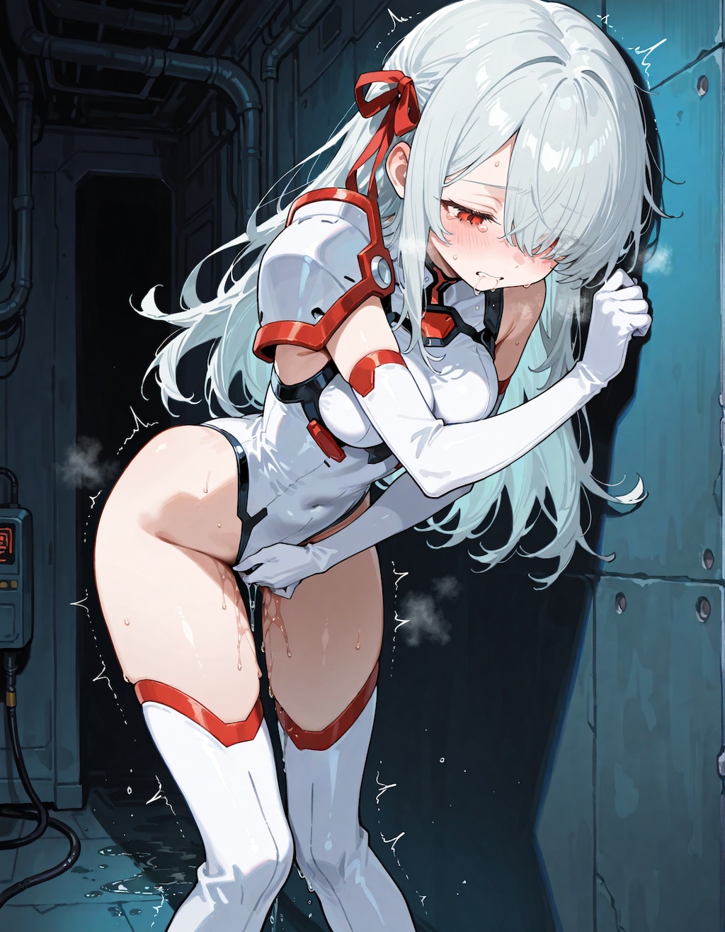 銀髪のサイバーパンク少女6