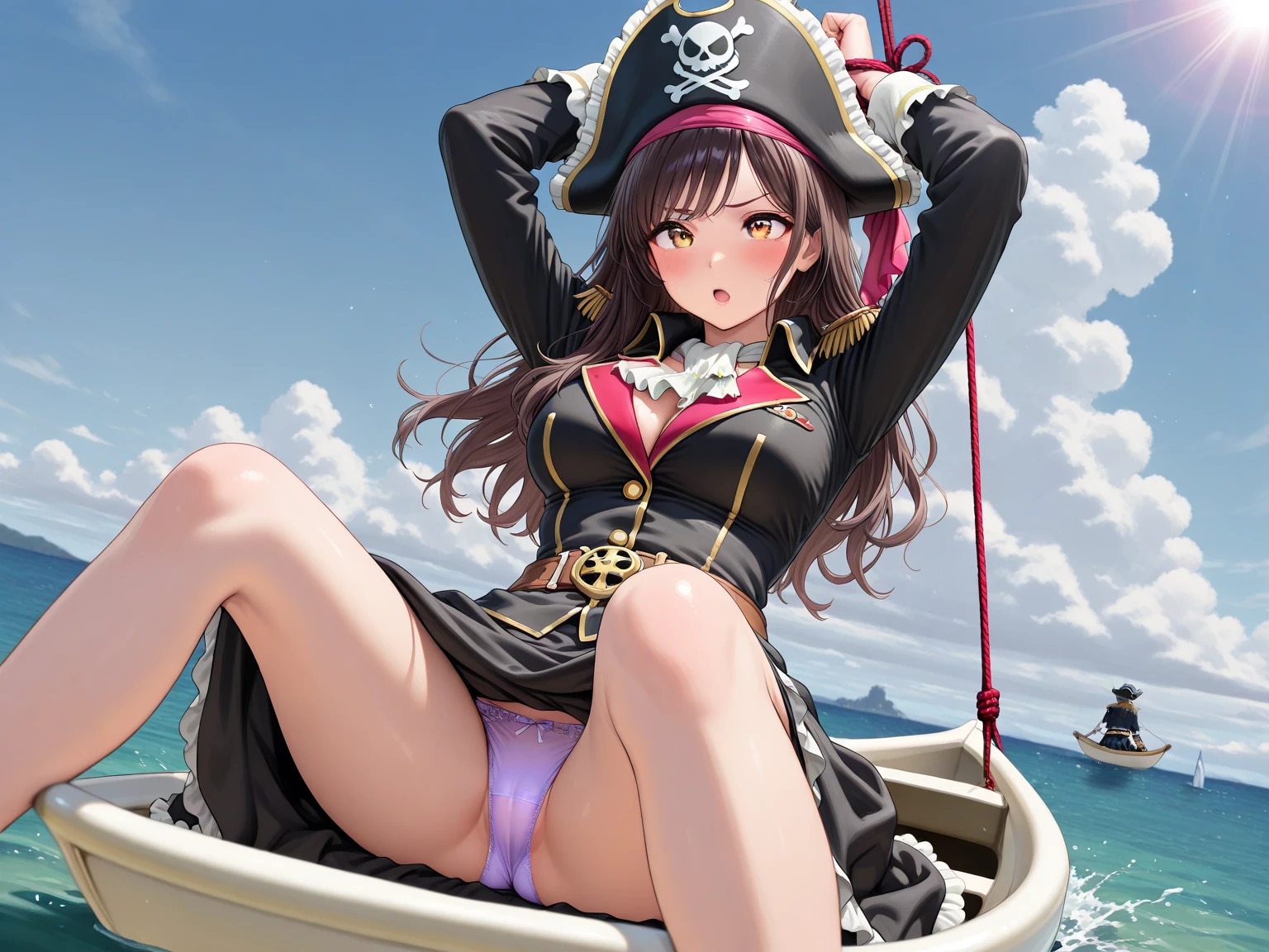 伝説の女海賊を拿捕。判定は紫！